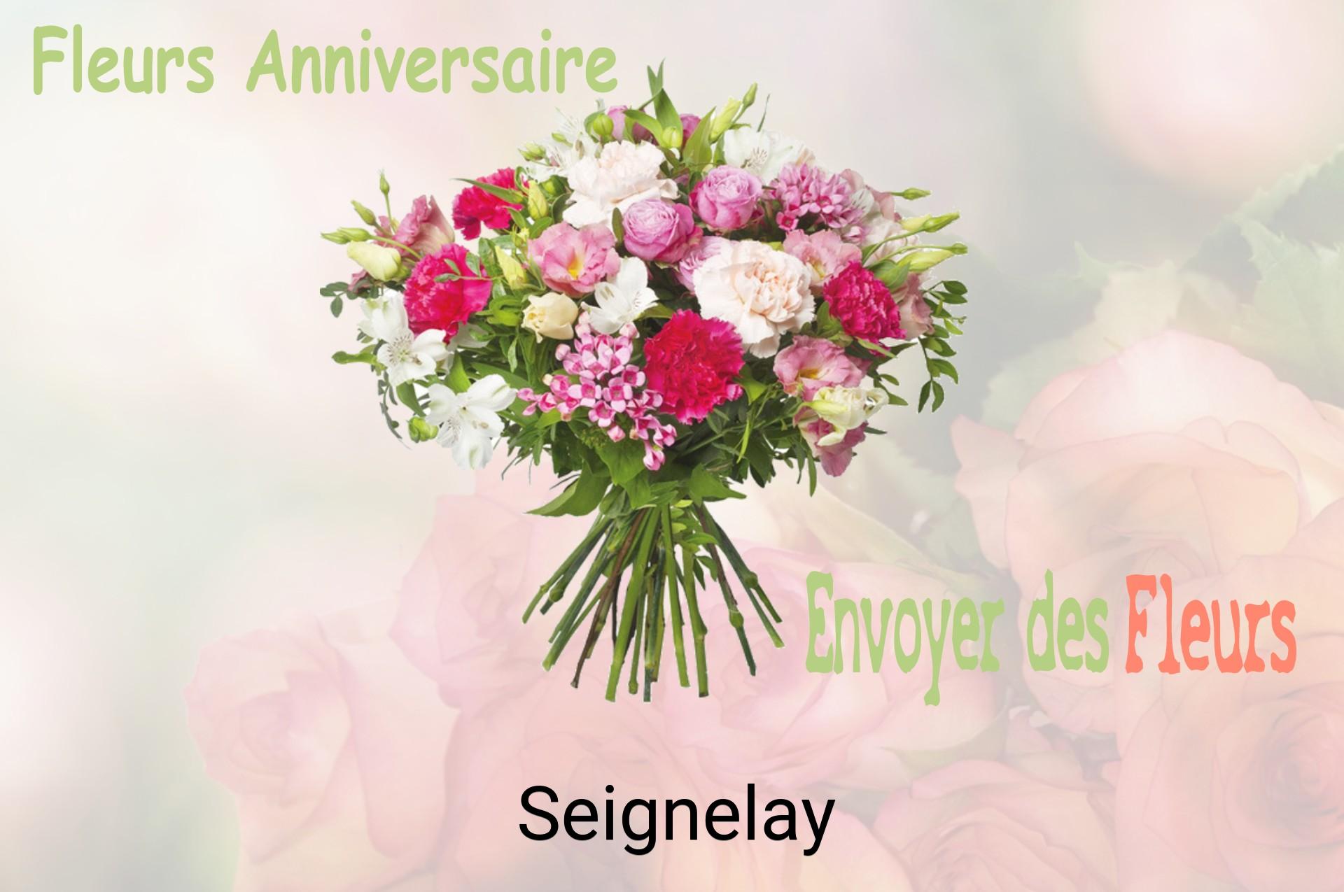 Bouquet de fleurs d’anniversaire livré à Seignelay